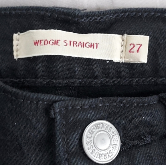Levi's Wedgie Straight Black Sprout - Picture 9 of 13